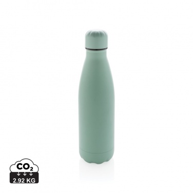 Logo trade advertising products picture of: Solid colour vacuum stainless steel bottle 500 ml