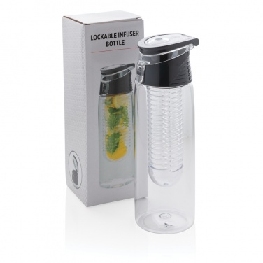 Logo trade promotional merchandise photo of: Lockable infuser bottle