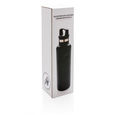 Logotrade promotional gift image of: Vacuum insulated leak proof standard mouth bottle