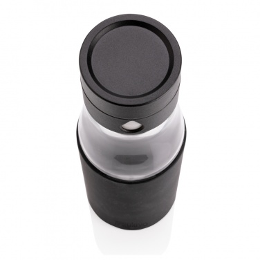 Logo trade promotional items picture of: Ukiyo glass hydration tracking bottle with sleeve
