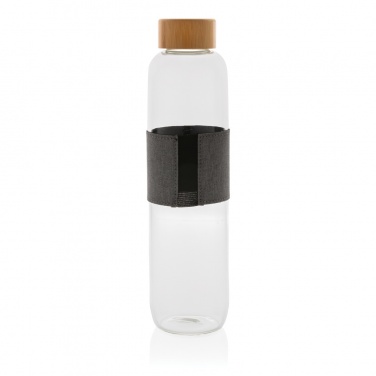 Logotrade promotional items photo of: Impact borosilicate glass bottle with bamboo lid