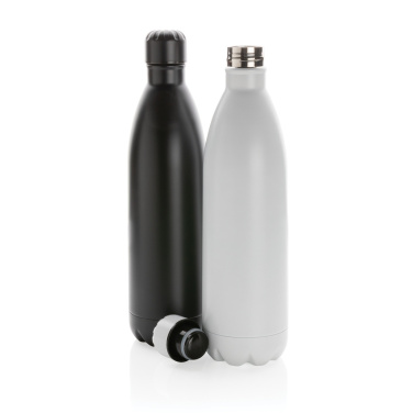 Logo trade promotional products picture of: Solid colour vacuum stainless steel bottle 1L