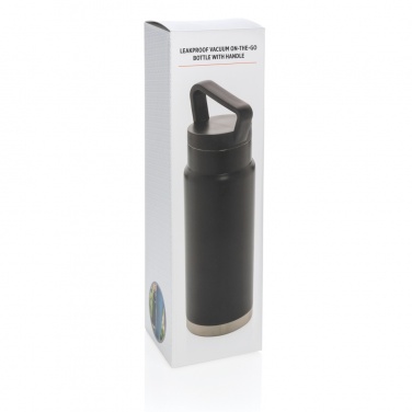 Logotrade advertising product picture of: Leakproof vacuum on-the-go bottle with handle