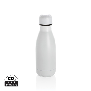 Logo trade promotional gift photo of: Solid colour vacuum stainless steel bottle 260ml