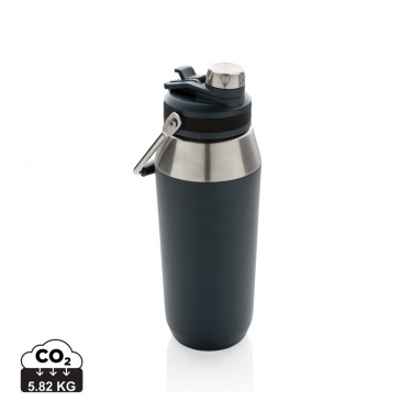 Logo trade promotional merchandise photo of: Vacuum stainless steel dual function lid bottle 1L