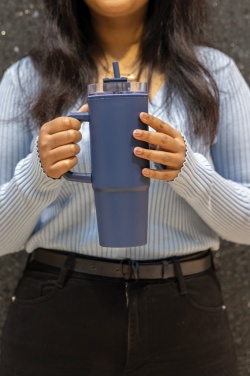 Logotrade promotional giveaway image of: Tana RCS plastic tumbler with handle 900ml