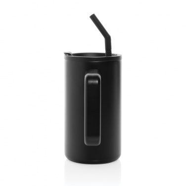 Logo trade promotional gifts image of: Cube RCS certified recycled steel mug 800ml