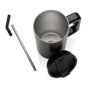 Logo trade promotional products picture of: Cube RCS certified recycled steel mug 800ml