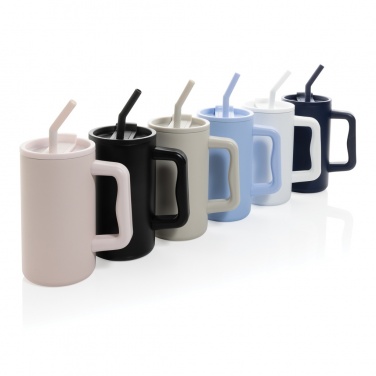 Logotrade promotional gifts photo of: Cube RCS certified recycled steel mug 800ml