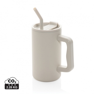 Logotrade corporate gifts photo of: Cube RCS certified recycled steel mug 800ml