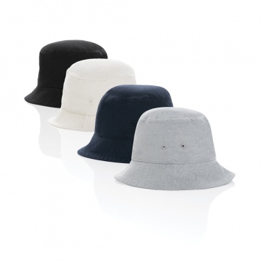 Logo trade promotional products image of: Impact Aware™ 285 gsm rcanvas one size bucket hat undyed