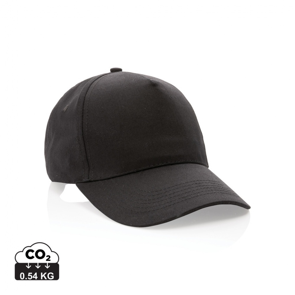 Logotrade promotional products photo of: Impact 5 panel 190gr Recycled cotton cap with AWARE™ tracer