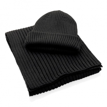 Logotrade promotional product image of: Impact AWARE™  Polylana® double knitted beanie