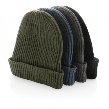 Logotrade promotional products photo of: Impact AWARE™  Polylana® double knitted beanie