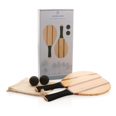 Logotrade promotional merchandise photo of: Wooden frescobol tennis set