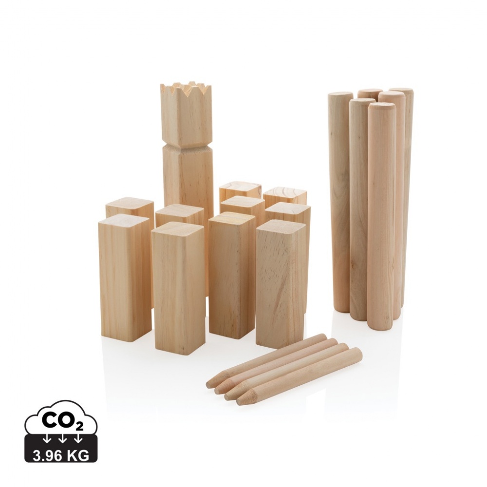 Logo trade promotional products image of: Wooden kubb set