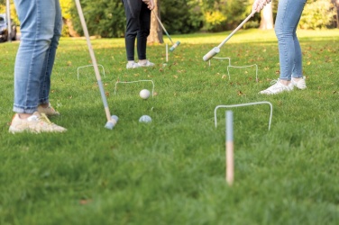 Logo trade promotional items image of: Wooden croquet set