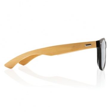 Logotrade promotional merchandise picture of: Bamboo and RCS recycled plastic sunglasses