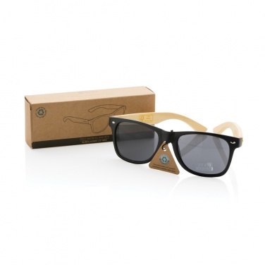 Logotrade promotional items photo of: Bamboo and RCS recycled plastic sunglasses