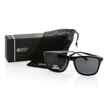 Logotrade advertising product image of: Swiss Peak RCS rplastic polarised sunglasses