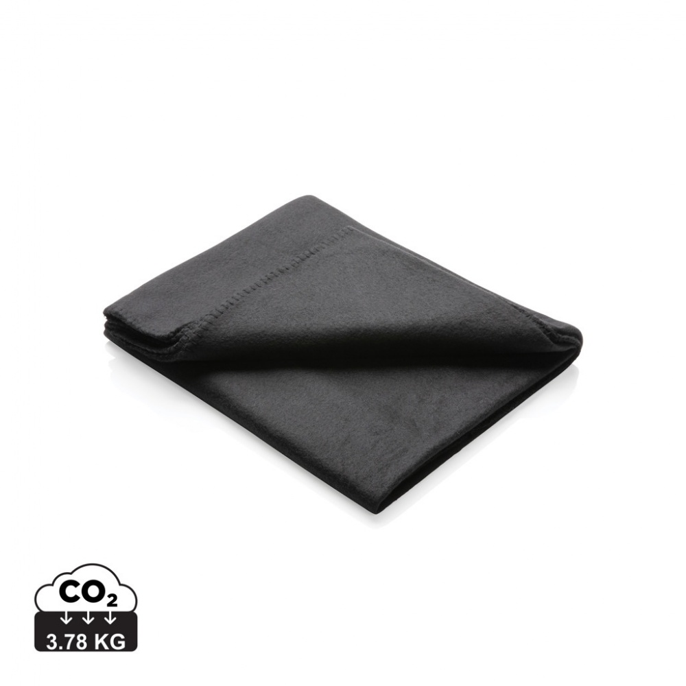 Logo trade corporate gifts image of: Fleece blanket in pouch