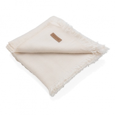 Logo trade promotional merchandise picture of: Ukiyo Aware™ Polylana® woven blanket 130x150cm