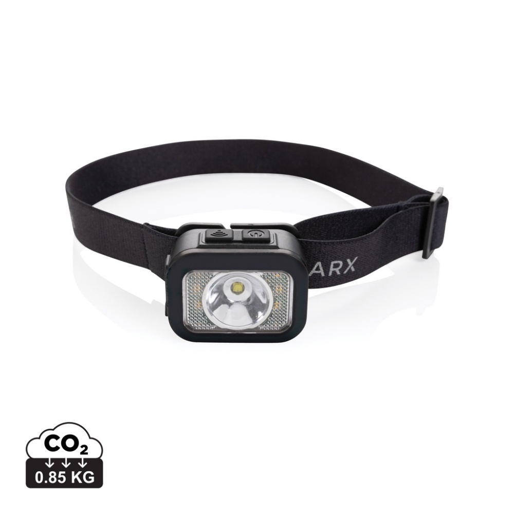 Logo trade corporate gifts image of: Gear X RCS rPlastic heavy duty head torch