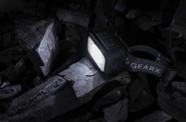Logotrade advertising product image of: Gear X RCS rPlastic heavy duty head torch