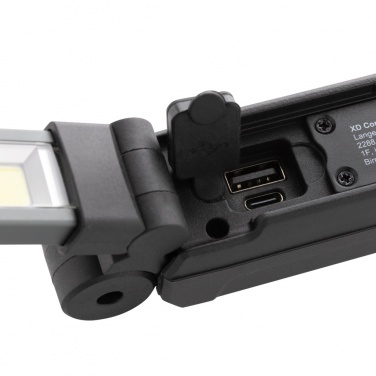 Logotrade promotional items photo of: Gear X RCS rPlastic USB rechargeable worklight