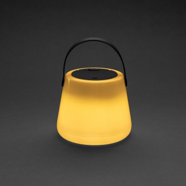 Logotrade corporate gift picture of: SolarGlow RCS recycled ABS USB-rechargeable outdoor light