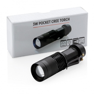 Logotrade promotional merchandise image of: 3W pocket CREE torch