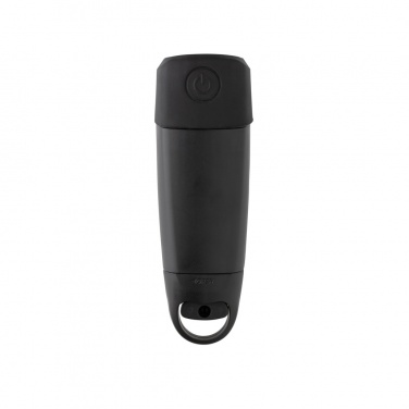 Logo trade promotional gift photo of: Lightwave RCS rplastic USB-rechargeable torch with crank