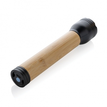 Logotrade advertising product picture of: Lucid 5W RCS certified recycled plastic & bamboo torch