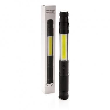 Logo trade promotional merchandise picture of: Large telescopic light with COB