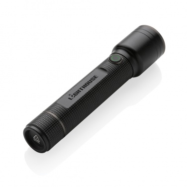 Logotrade promotional merchandise image of: Gear X RCS recycled aluminum USB-rechargeable torch large