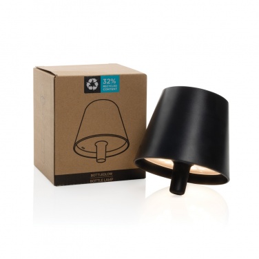 Logo trade corporate gifts picture of: BottleGlow RCS recycled plastic bottle lamp