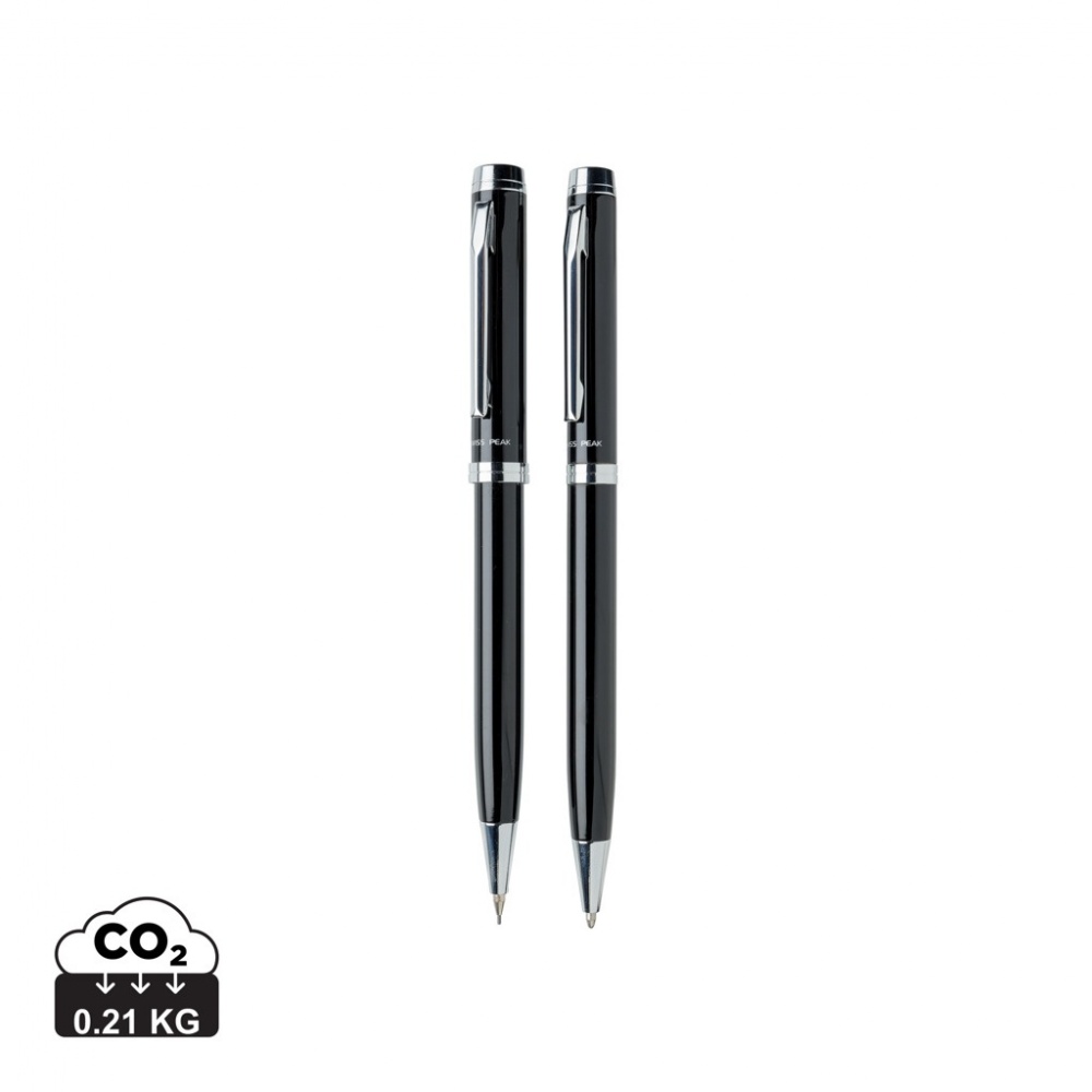 Logo trade promotional merchandise photo of: Luzern pen set