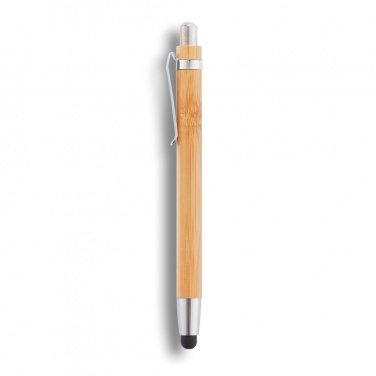 Logo trade promotional item photo of: Bamboo stylus pen