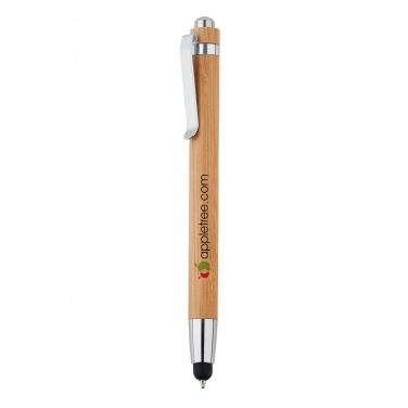 Logo trade promotional product photo of: Bamboo stylus pen