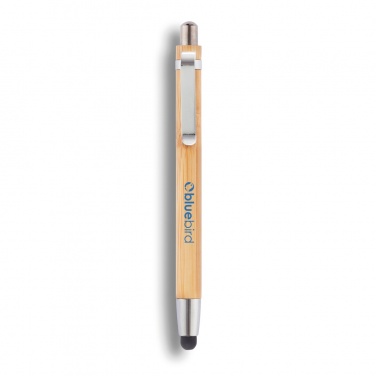 Logo trade promotional merchandise photo of: Bamboo stylus pen