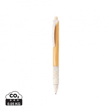 Logotrade business gift image of: Bamboo & wheat straw pen