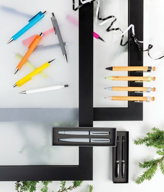 Logo trade advertising products image of: Deluxe pen set