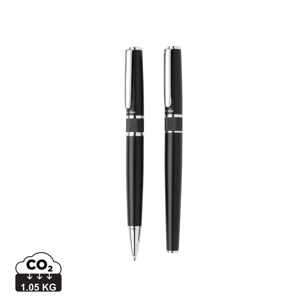 Logo trade promotional merchandise photo of: Swiss Peak deluxe pen set