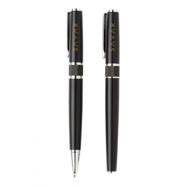 Logo trade promotional giveaways picture of: Swiss Peak deluxe pen set