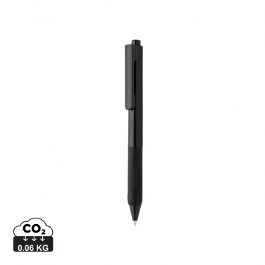 Logo trade promotional giveaways image of: X9 solid pen with silicone grip