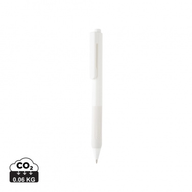 Logotrade promotional gift image of: X9 solid pen with silicone grip