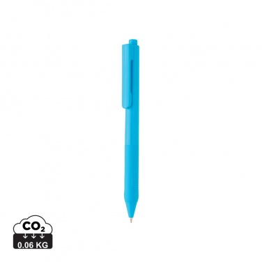 Logo trade corporate gifts picture of: X9 solid pen with silicone grip