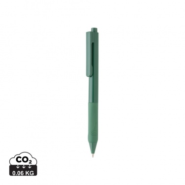 Logo trade promotional gift photo of: X9 solid pen with silicone grip