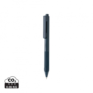 Logotrade promotional item picture of: X9 solid pen with silicone grip