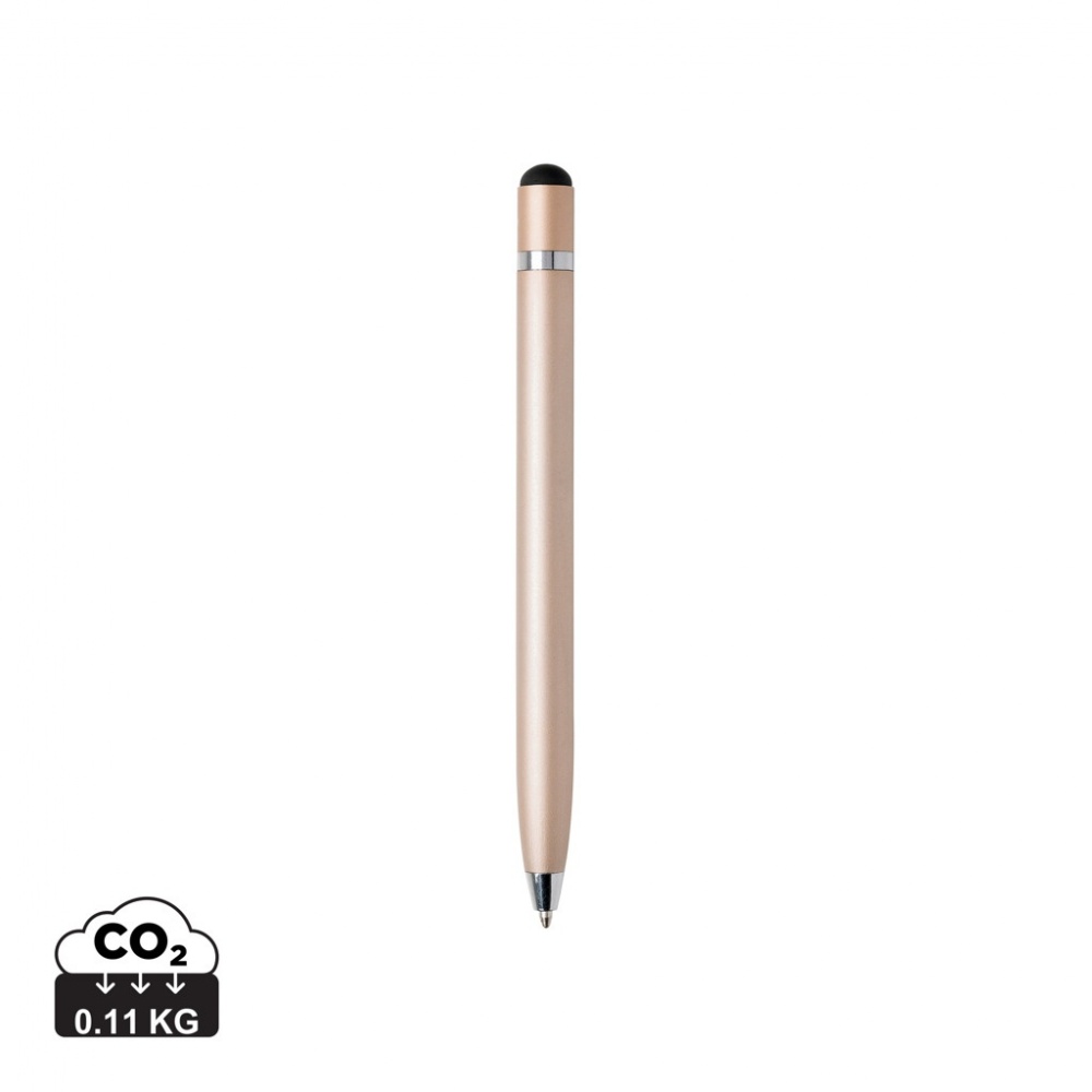 Logo trade promotional giveaway photo of: Simplistic metal pen